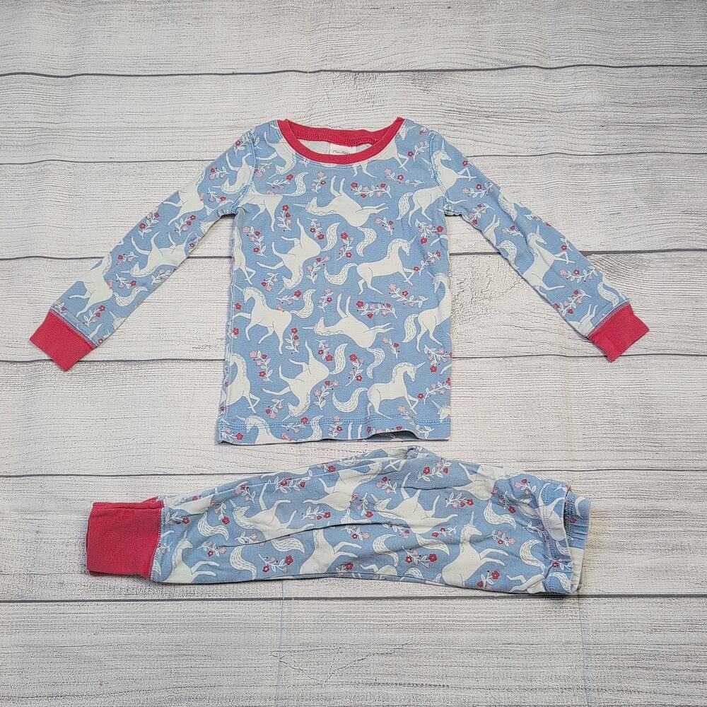 3 Mini Boden Unicorn Pajamas